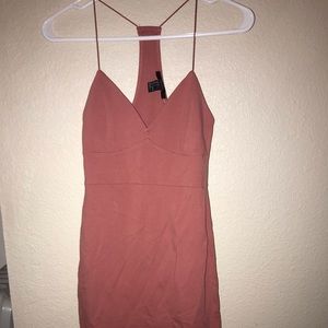 Forever 21 body con dress Rose Gold